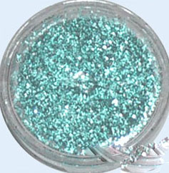 polvere glitter verde smeraldo